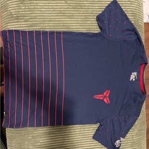 Nike Navy and Red Short Sleeve Tee